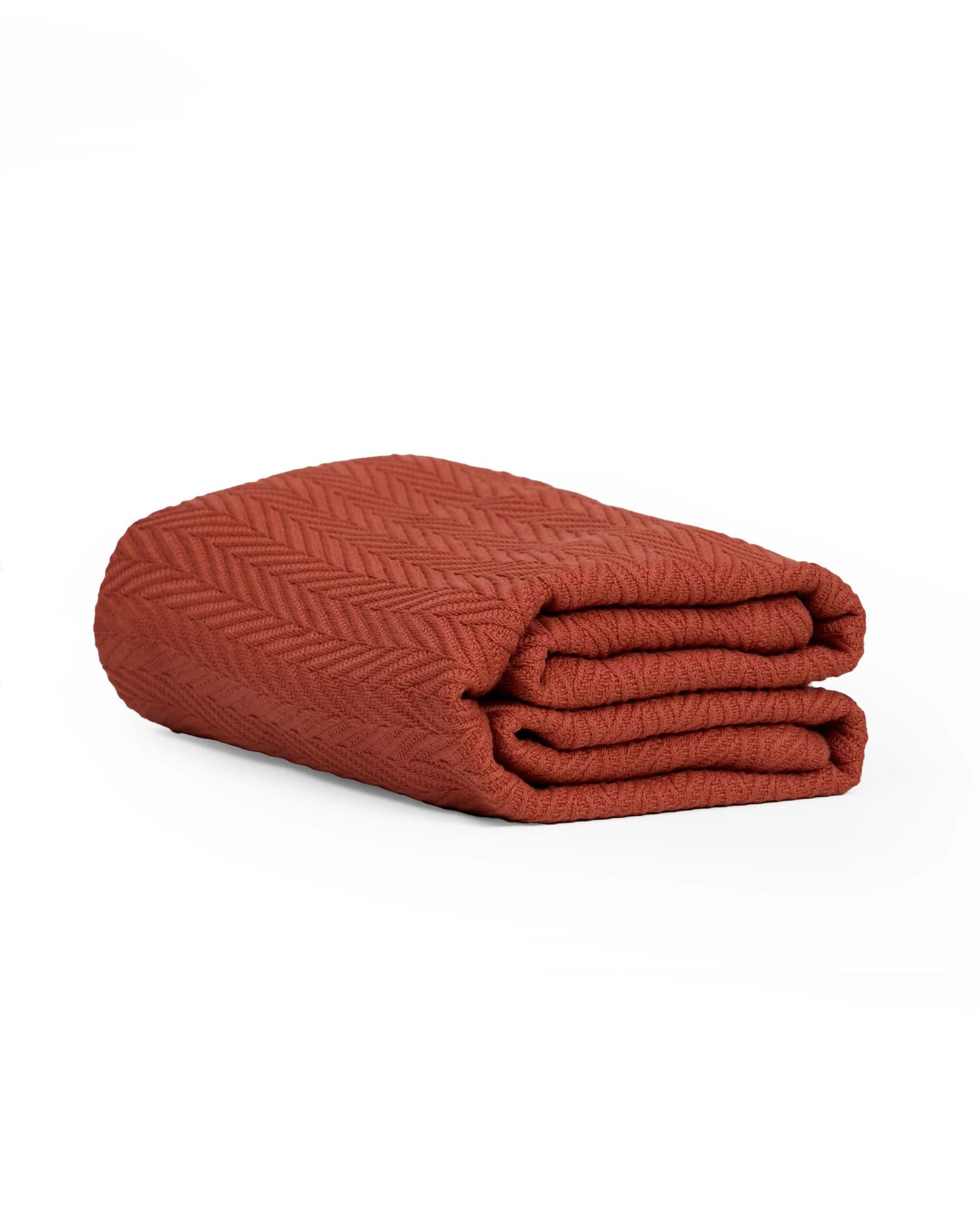 100% Cotton Herringbone Blanket