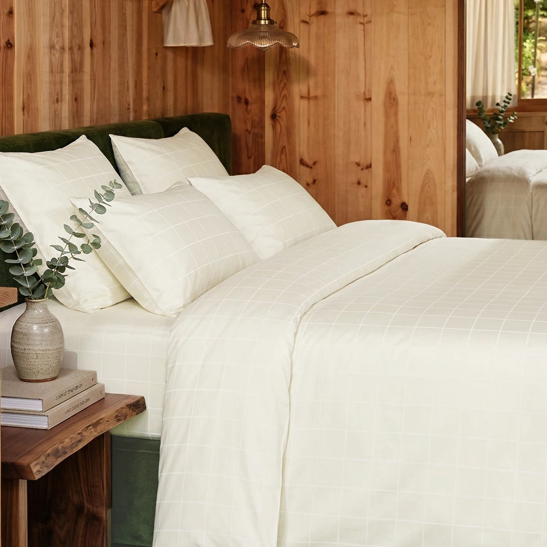 Extra-long staple cotton fitted bedsheet set