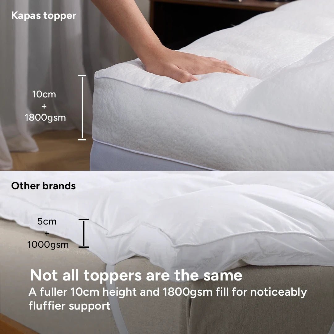 Soft &amp; Cooling Kapas Cloud Mattress Topper