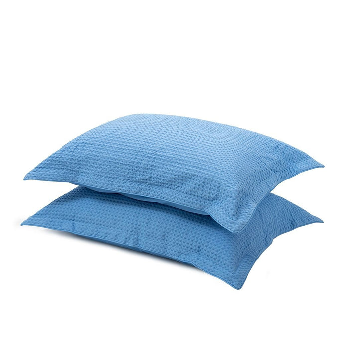 KAPAS LIVING cotton waffle pillowcase (x2)