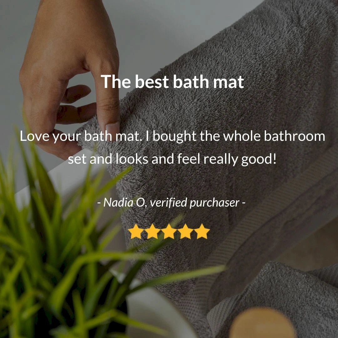 KapasLUXE extra-long staple bath mat