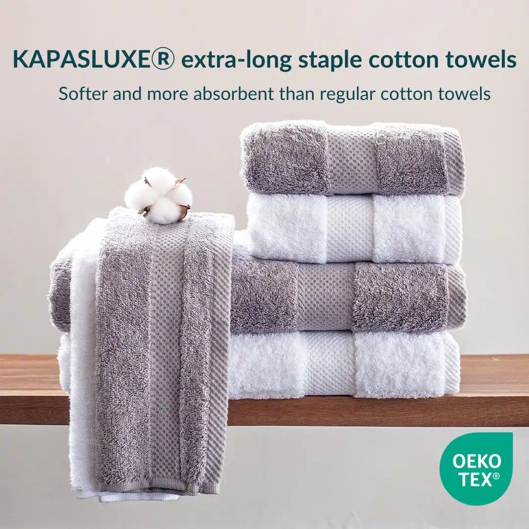 KapasLUXE towel collection | 100% extra-long staple cotton