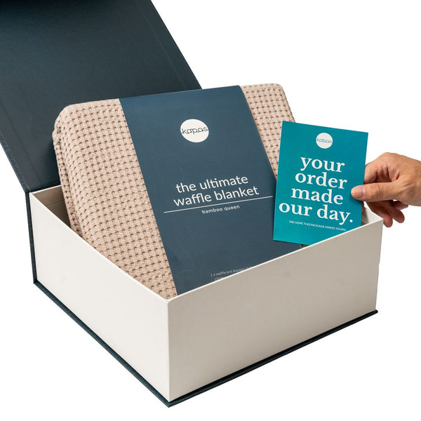 Magnetic gift box + note Magnetic gift box- Kapas Living Malaysia