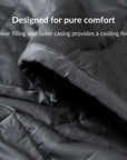 KapasLUXE® quilted comforter / blanket