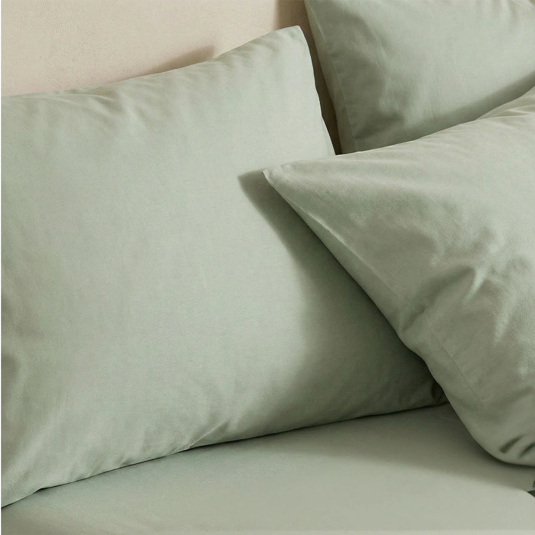 Extra-long staple cotton fitted bedsheet set