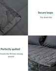 KapasLUXE® quilted comforter / blanket