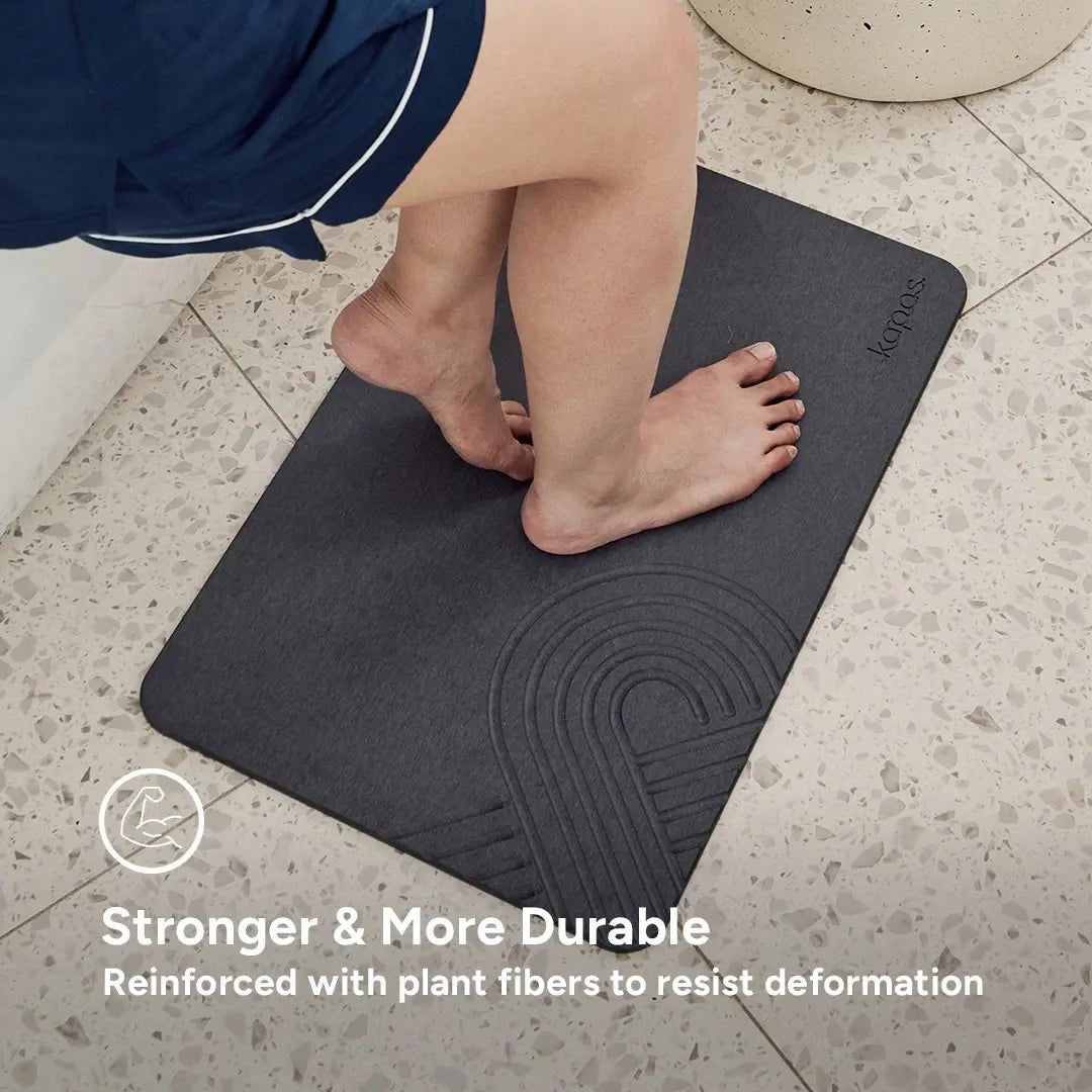 [PRE-ORDER (30 Days)] Stone Diatomite Bath Mat – Quick Dry, Anti-Slip