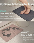 [PRE-ORDER (30 Days)] Stone Diatomite Bath Mat – Quick Dry, Anti-Slip