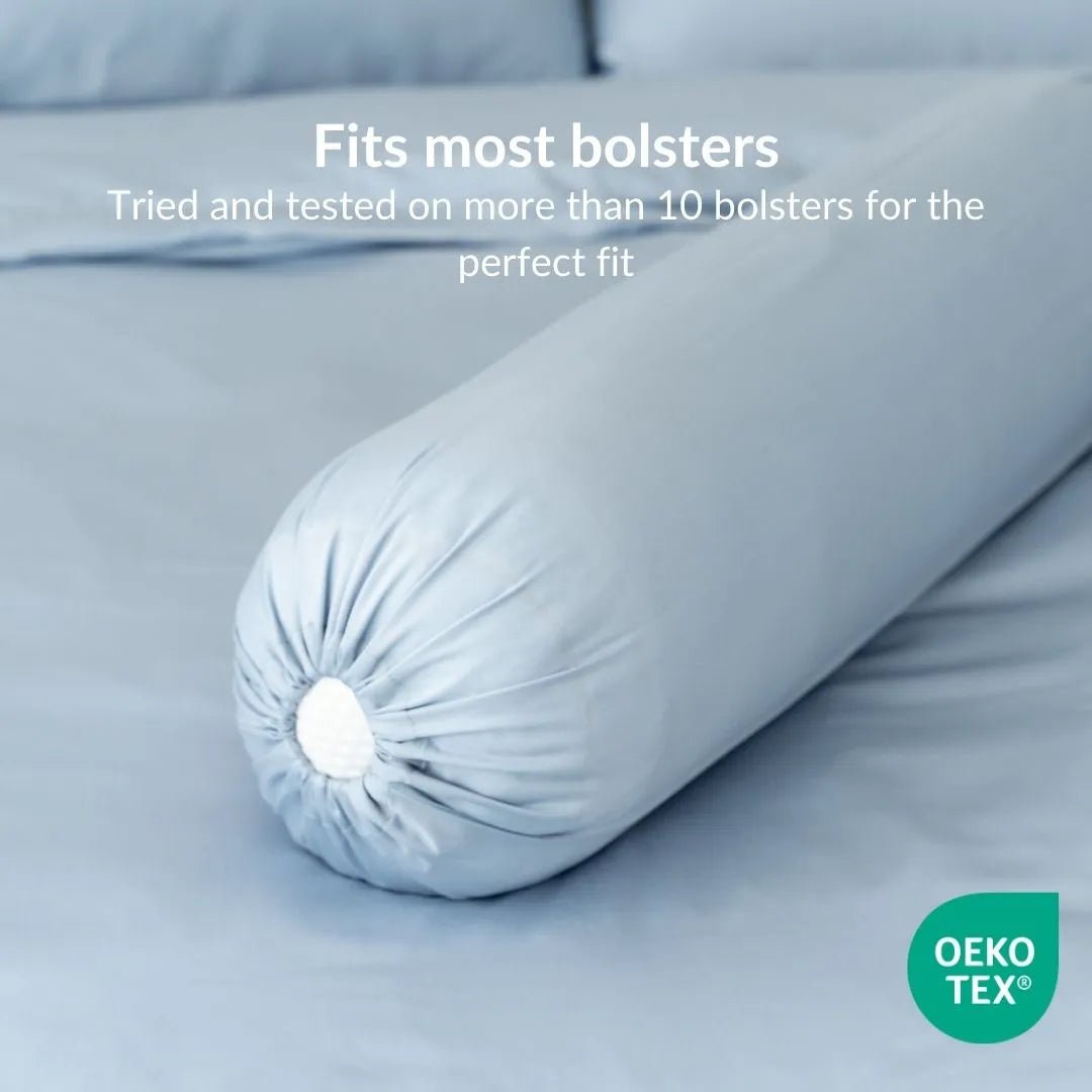 TENCEL™ bolstercase in Sage green color.