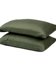 TENCEL™ Pillowcases Set (x2) – Cooling & Silky Soft Forest green