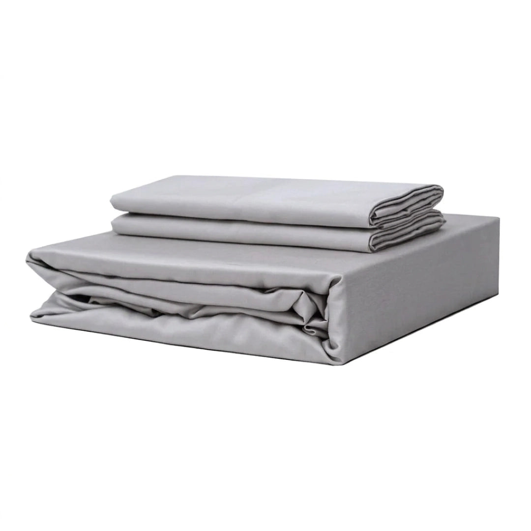 Extra-long staple cotton fitted bedsheet set