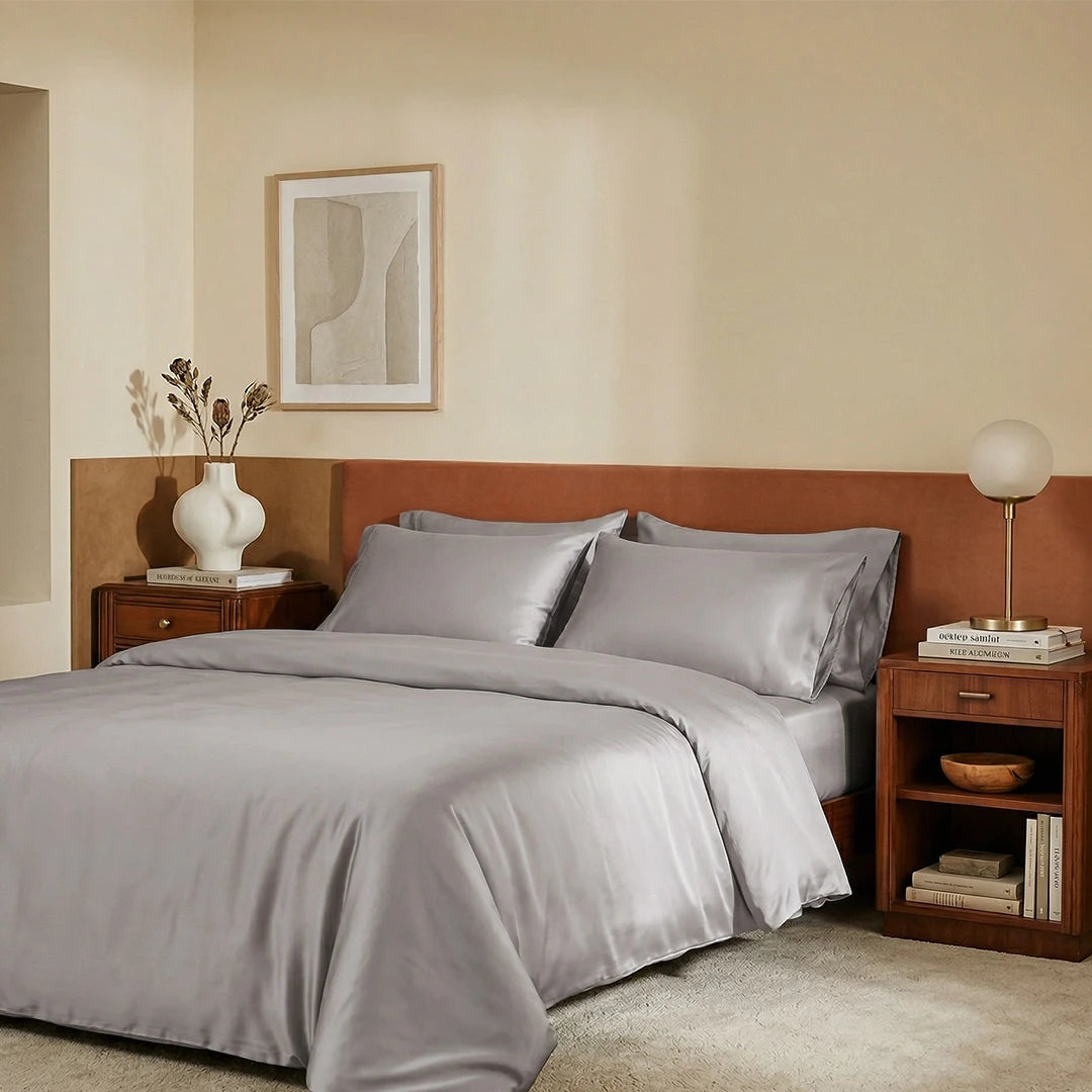 Extra-long staple cotton fitted bedsheet set